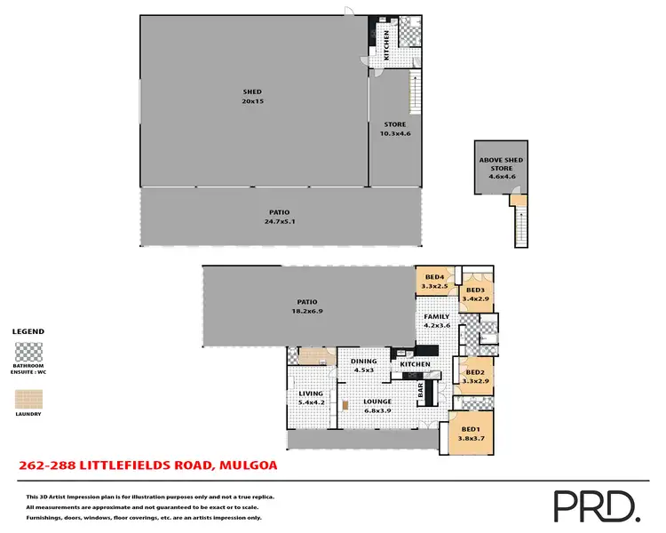 Floorplan of Homely house listing, 262-288 Littlefields Road, Mulgoa NSW 2745
