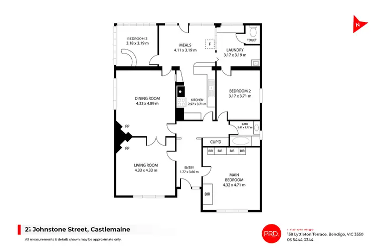 Floorplan of Homely house listing, 21 Johnstone Street, Castlemaine VIC 3450