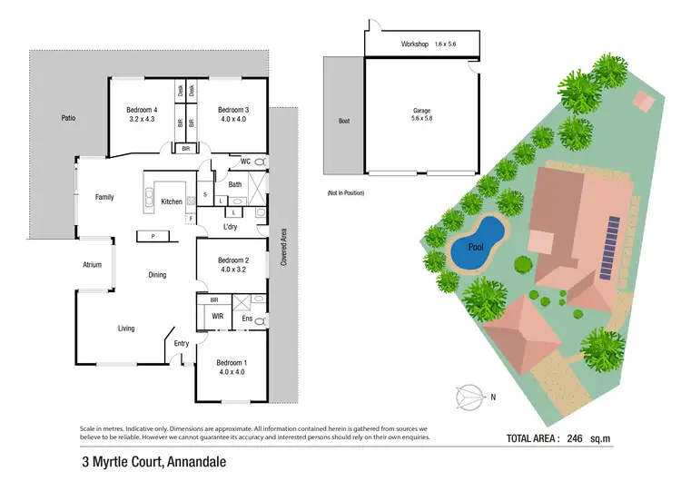 Floorplan of Homely house listing, 3 Myrtle Court, Annandale QLD 4814