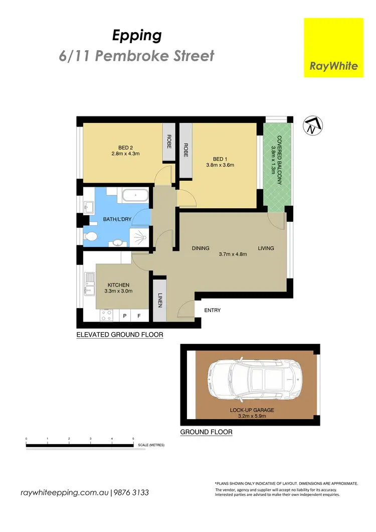 Floorplan of Homely unit listing, 6/11 Pembroke Street, Epping NSW 2121