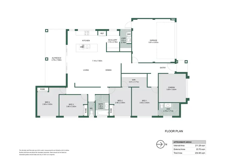 Floorplan of Homely house listing, 2 Biltmore Street, Lakelands WA 6180