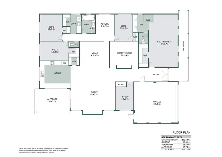 Floorplan of Homely house listing, 42 Skylark Loop, Erskine WA 6210