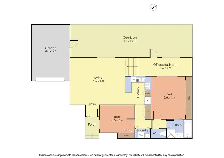 Floorplan of Homely unit listing, 2/24 Tate Avenue, Wantirna South VIC 3152