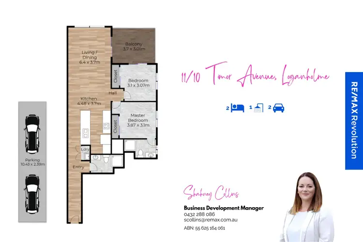 Floorplan of Homely apartment listing, 11/10 Timor Avenue, Loganholme QLD 4129