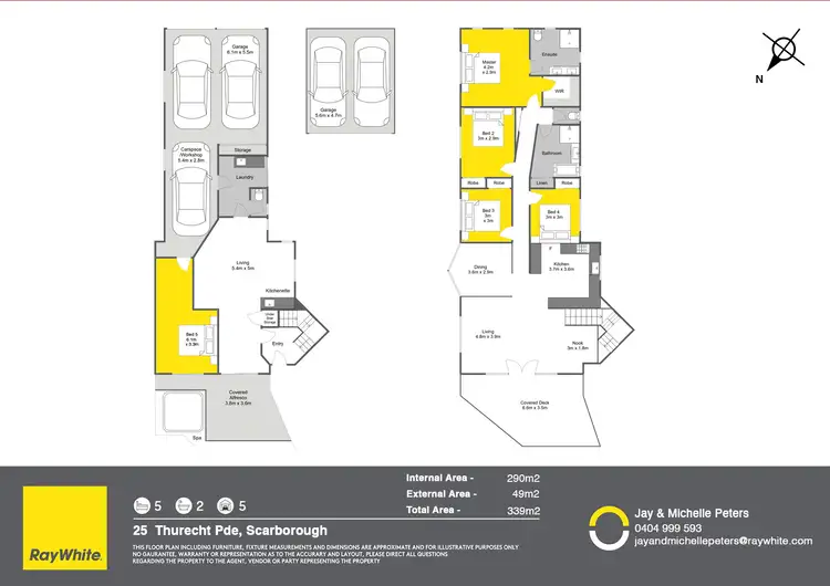 Floorplan of Homely house listing, 25 Thurecht Parade, Scarborough QLD 4020
