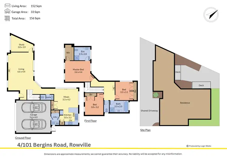 Floorplan of Homely townhouse listing, 4/101 Bergins Road, Rowville VIC 3178