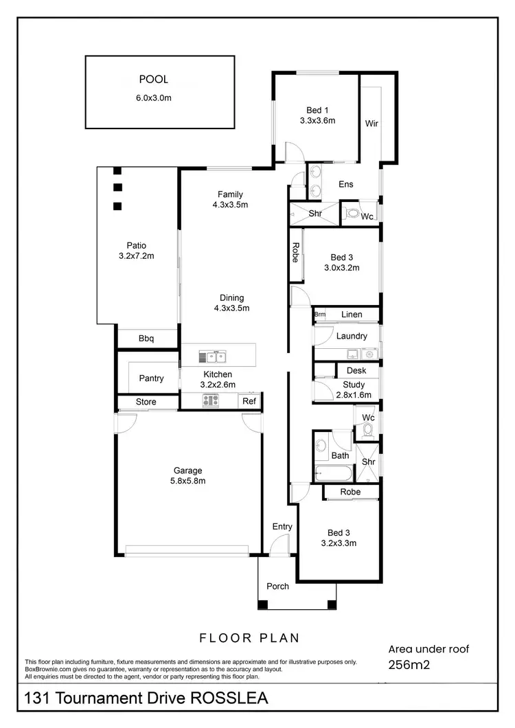 Floorplan of Homely house listing, 131 Tournament Drive, Rosslea QLD 4812