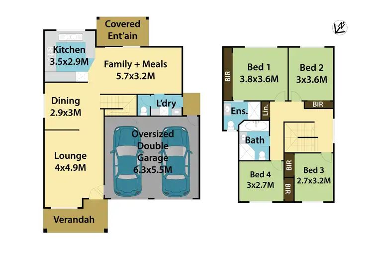 Floorplan of Homely townhouse listing, 5/620A George Street, South Windsor NSW 2756
