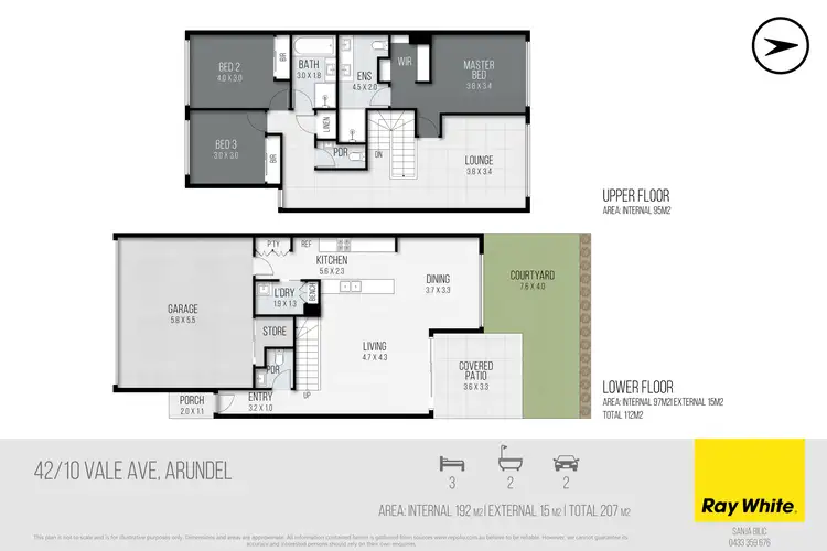 Floorplan of Homely house listing, 42/10 Vale Avenue, Arundel QLD 4214