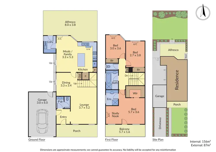 Floorplan of Homely house listing, 8 Parklane Way, Rowville VIC 3178