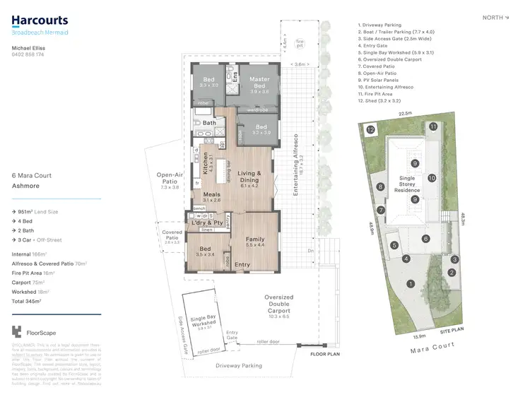 Floorplan of Homely house listing, 6 Mara Court, Ashmore QLD 4214