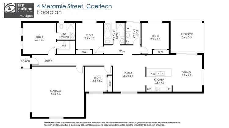 Floorplan of Homely house listing, 4 Meramie Street, Caerleon NSW 2850