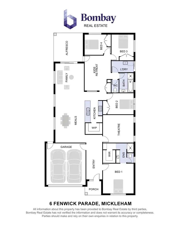 Floorplan of Homely house listing, 6 Fenwick Parade, Mickleham VIC 3064