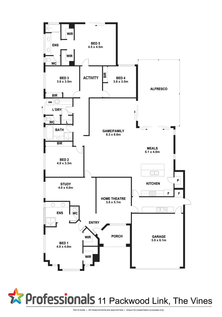 Floorplan of Homely house listing, 11 Packwood Link, The Vines WA 6069