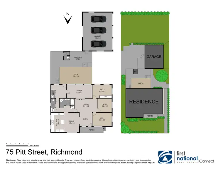 Floorplan of Homely house listing, 75 Pitt St, Richmond NSW 2753