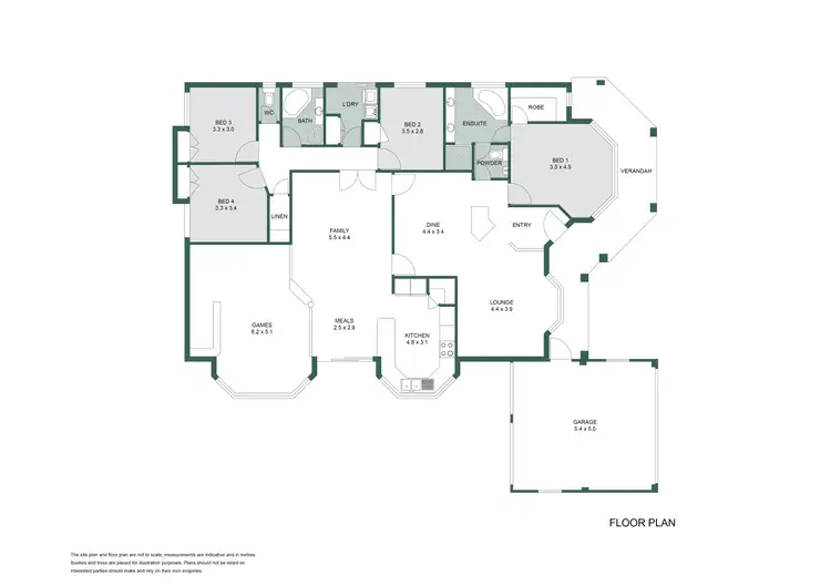 Floorplan of Homely house listing, 57 Sticks Boulevard, Erskine WA 6210