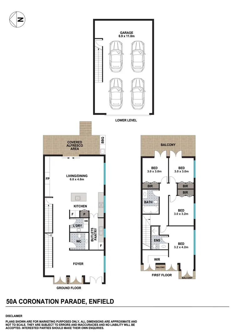 Floorplan of Homely house listing, 50A Coronation Parade, Enfield NSW 2136