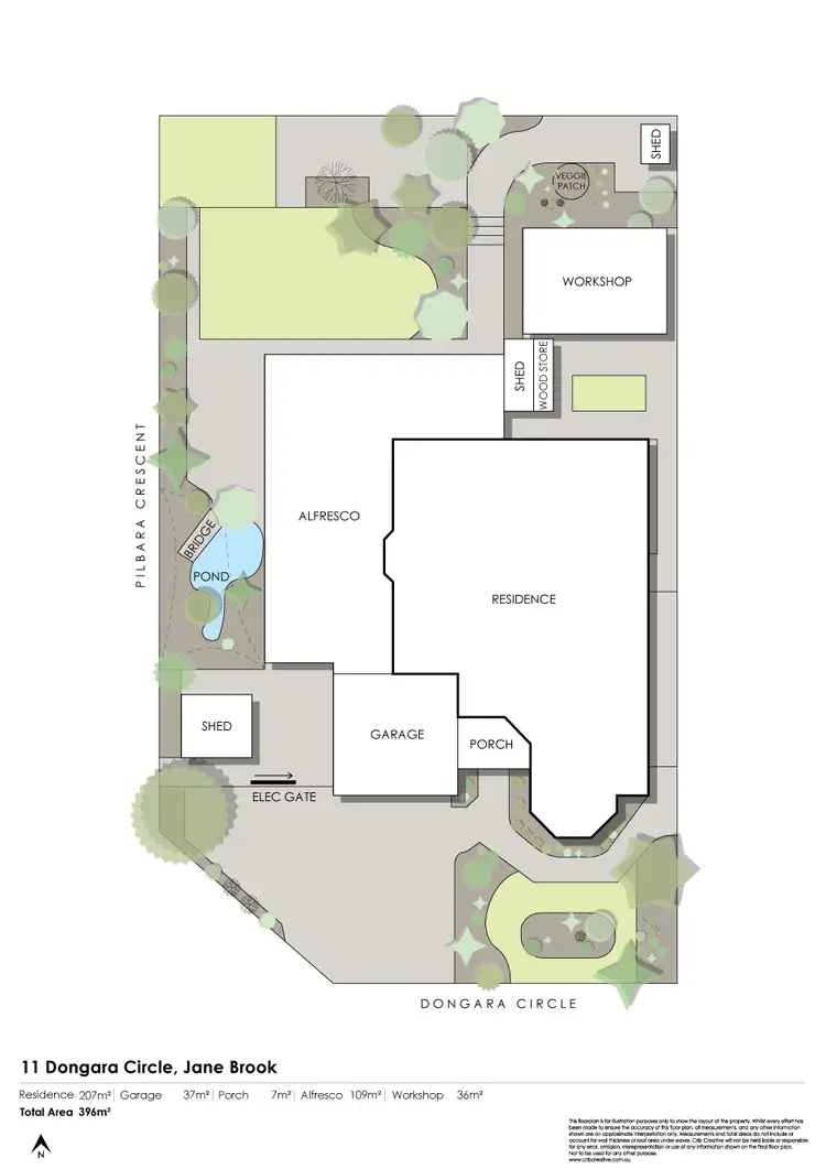 Floorplan of Homely house listing, 11 Dongara Circle, Jane Brook WA 6056