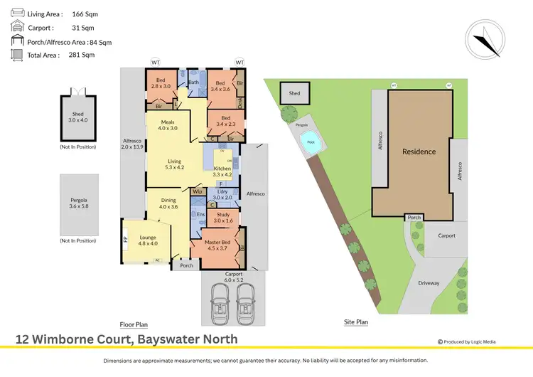 Floorplan of Homely house listing, 12 Wimborne Court, Bayswater North VIC 3153