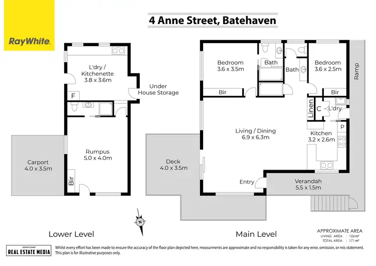 Floorplan of Homely house listing, 4 Anne Street, Batehaven NSW 2536