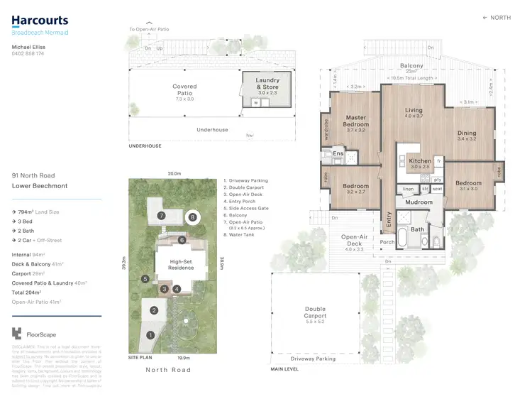Floorplan of Homely house listing, 91 North Road, Lower Beechmont QLD 4211