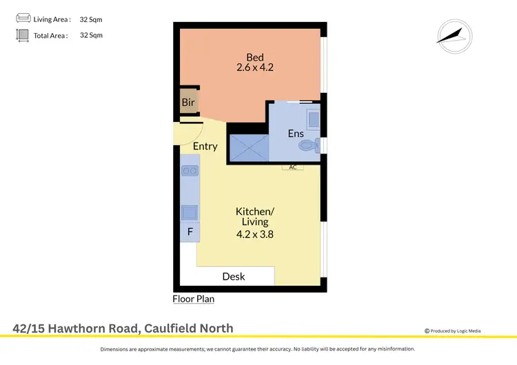 Floorplan of Homely house listing, 42/15 Hawthorn Road, Caulfield North VIC 3161