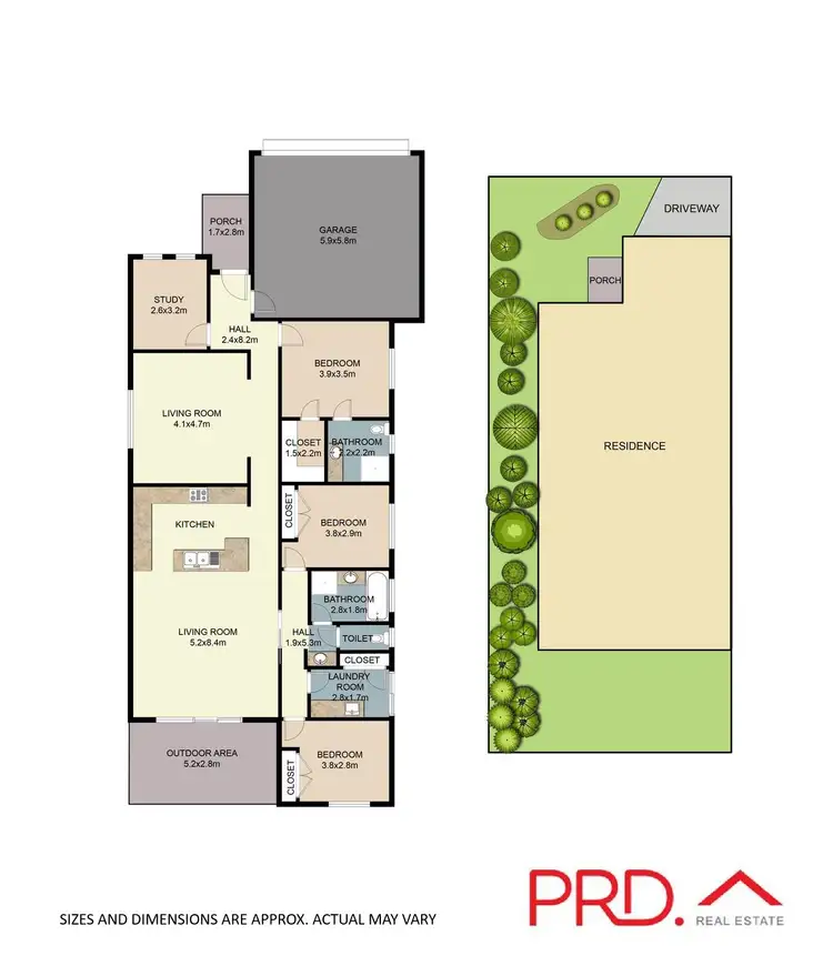Floorplan of Homely house listing, 604 San Mateo Avenue, Mildura VIC 3500