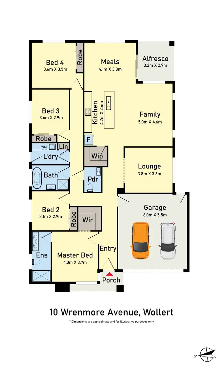 Floorplan of Homely house listing, 10 Wrenmore Avenue, Wollert VIC 3750