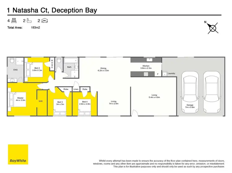 Floorplan of Homely house listing, 1 Natasha Court, Deception Bay QLD 4508