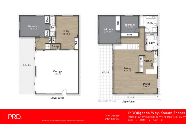 Floorplan of Homely house listing, 17 Walgooan Way, Ocean Shores NSW 2483