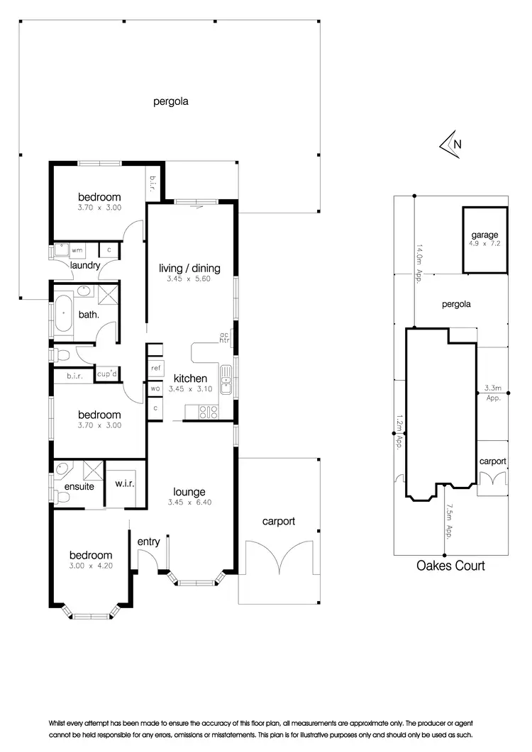 Floorplan of Homely house listing, 3 Oakes Court, Altona Meadows VIC 3028