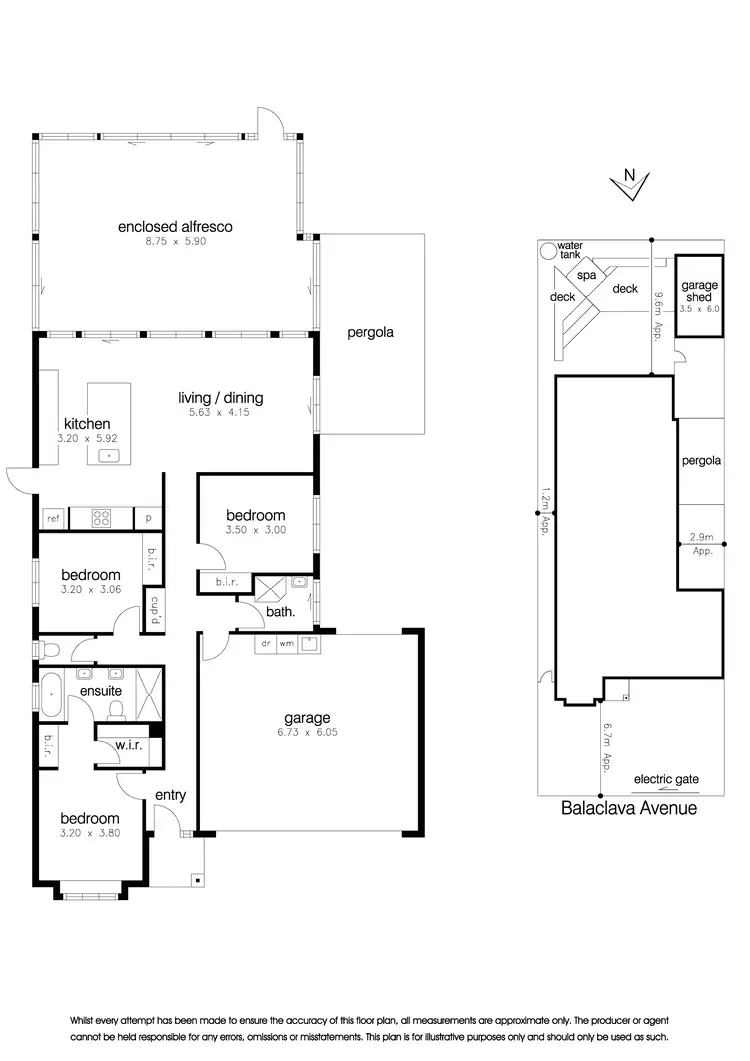 Floorplan of Homely house listing, 8 Balaclava Avenue, Altona Meadows VIC 3028