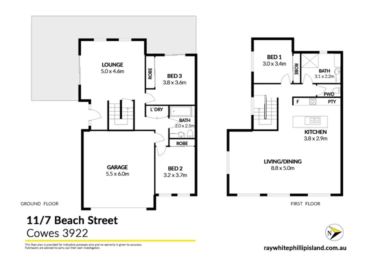 Floorplan of Homely house listing, 11/7 Beach Street, Cowes VIC 3922