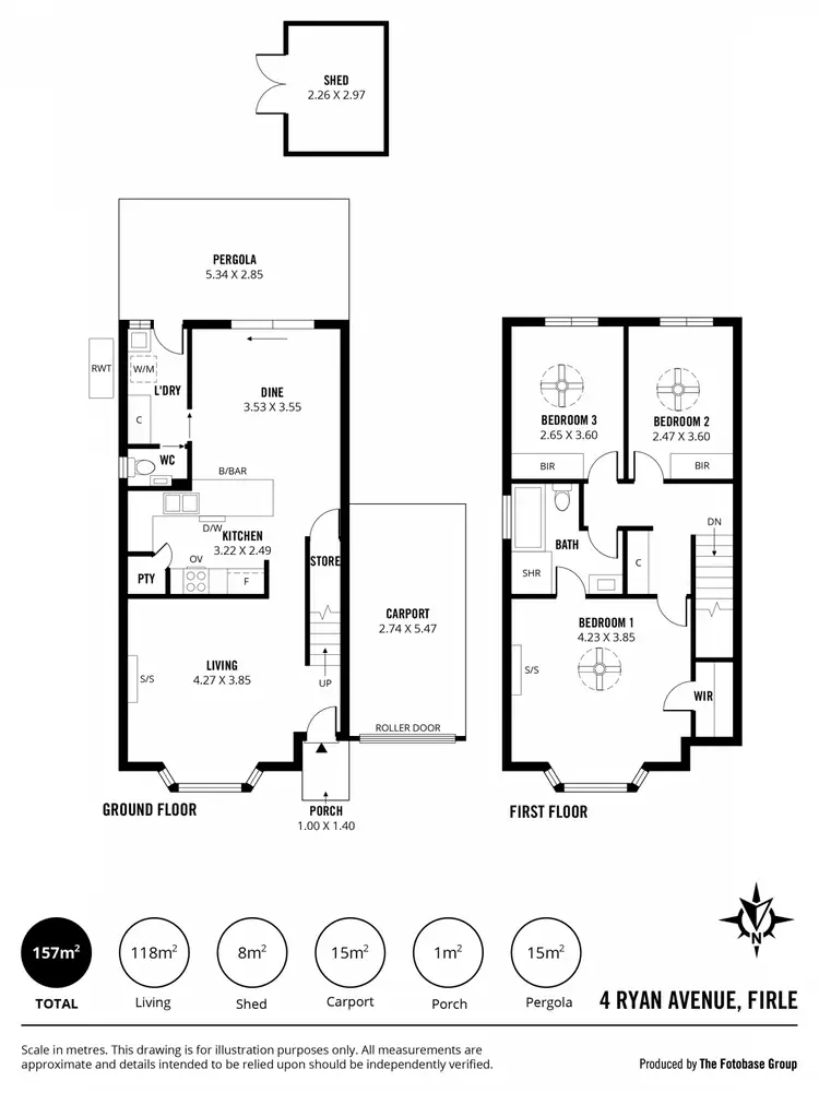 Floorplan of Homely house listing, 4 Ryan Avenue, Firle SA 5070