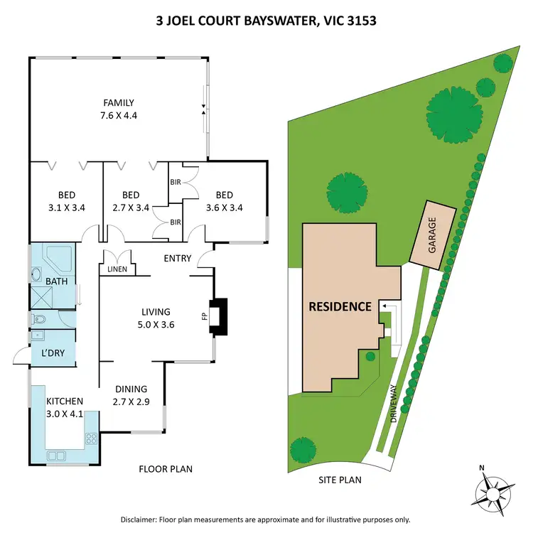 Floorplan of Homely house listing, 3 Joel Court, Bayswater VIC 3153