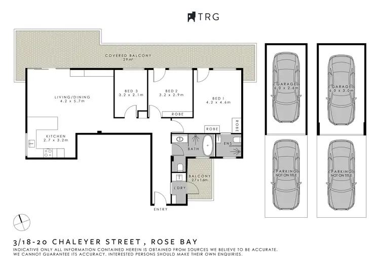 Floorplan of Homely apartment listing, 3/18-20 Chaleyer Street, Rose Bay NSW 2029