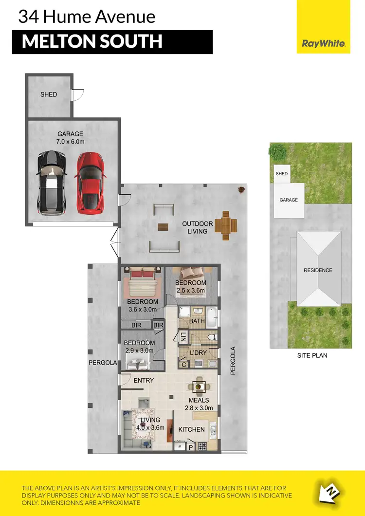 Floorplan of Homely house listing, 34 Hume Avenue, Melton South VIC 3338