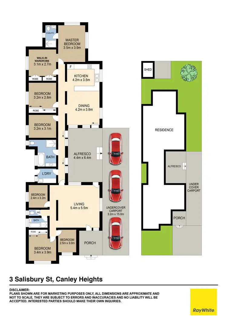 Floorplan of Homely house listing, 3 Salisbury Street, Canley Heights NSW 2166