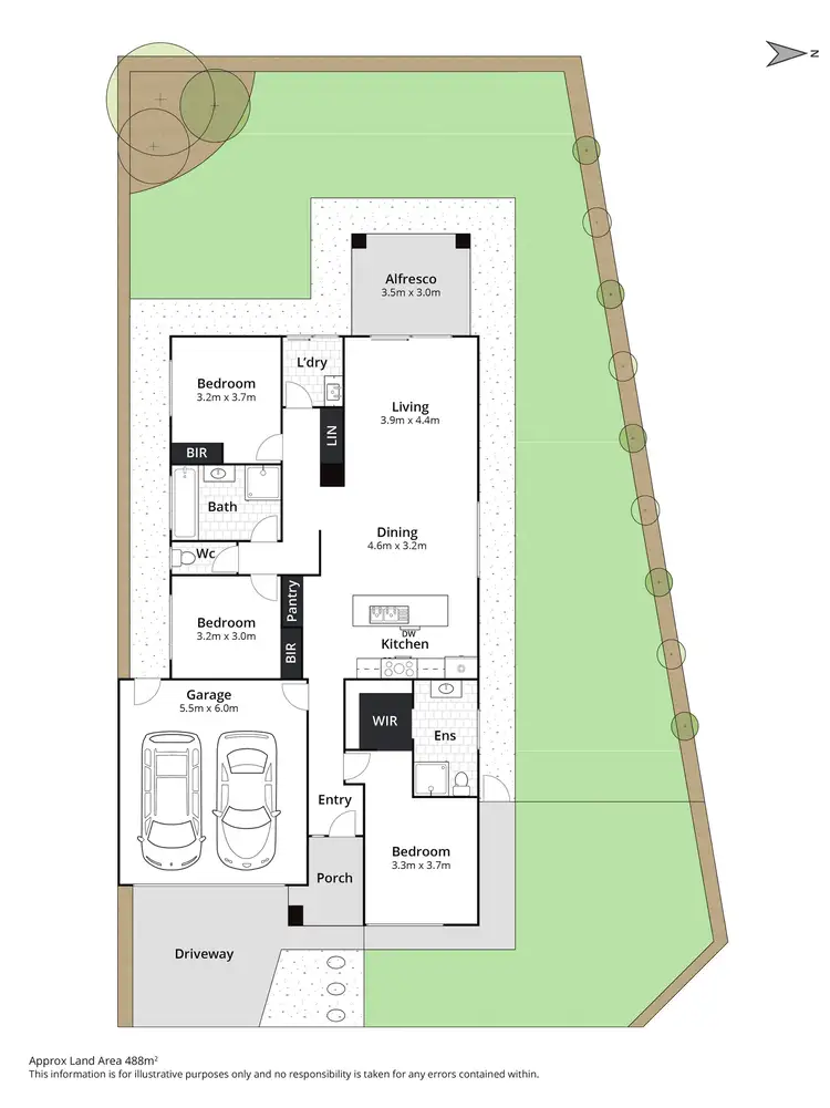 Floorplan of Homely house listing, 7-9 Hedgerow Circuit, Corio VIC 3214