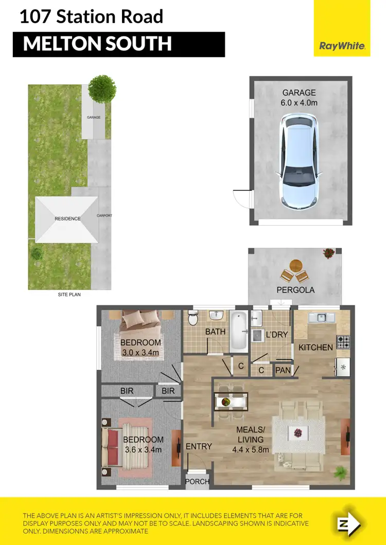 Floorplan of Homely house listing, 107 Station Road, Melton South VIC 3338