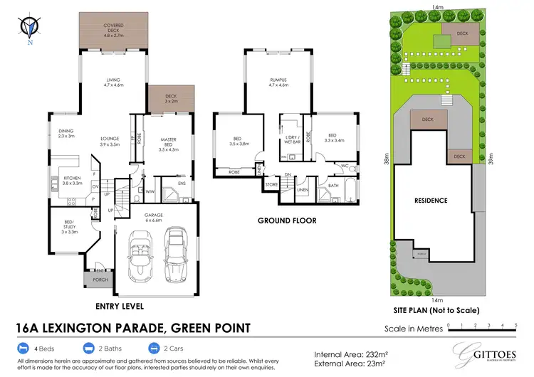 Floorplan of Homely house listing, 16A Lexington Parade, Green Point NSW 2251