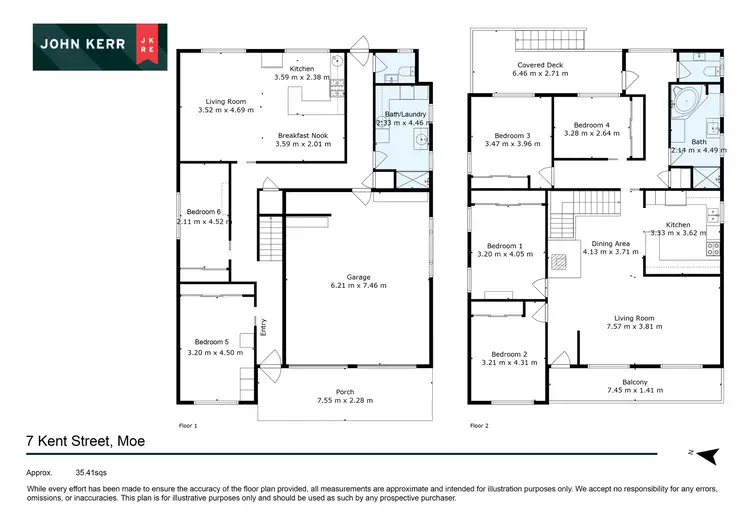 Floorplan of Homely house listing, 7 Kent Street, Moe VIC 3825