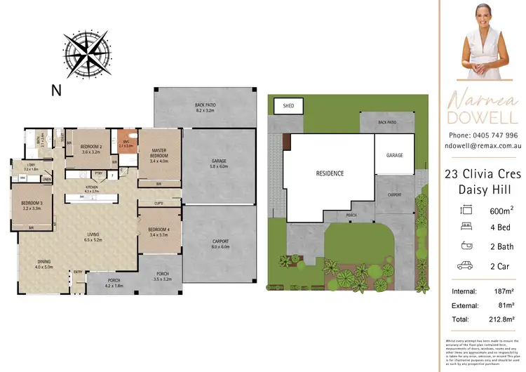 Floorplan of Homely house listing, 23 Clivia Crescent, Daisy Hill QLD 4127