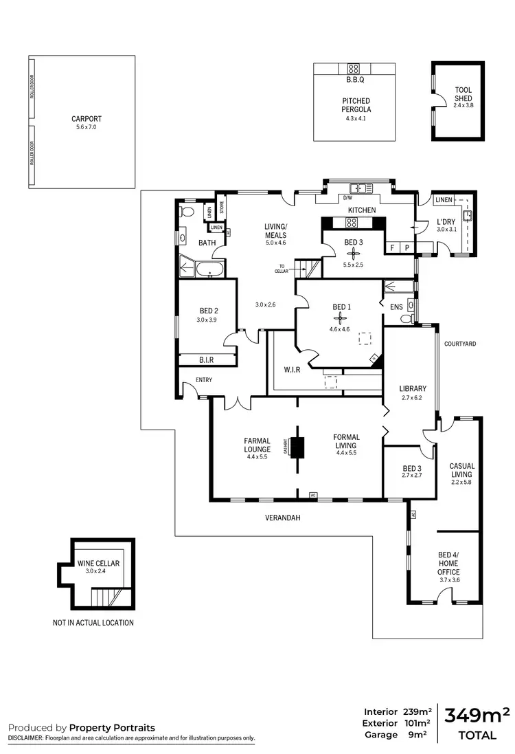 Floorplan of Homely house listing, 447 The Parade, Kensington Gardens SA 5068