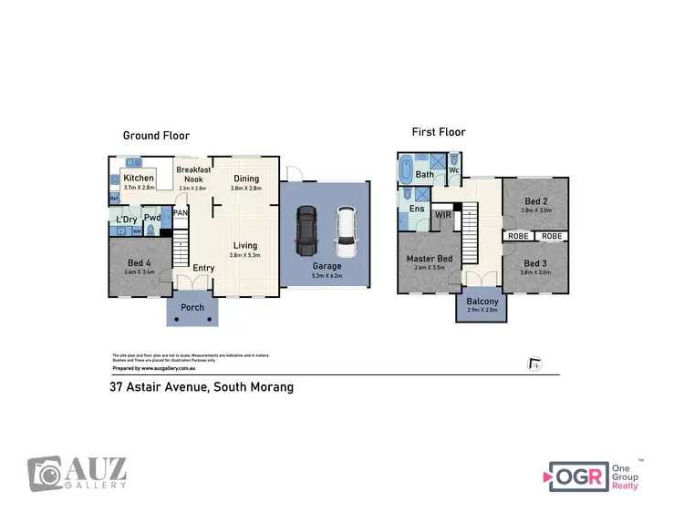 Floorplan of Homely house listing, 37 Astair Avenue, South Morang VIC 3752