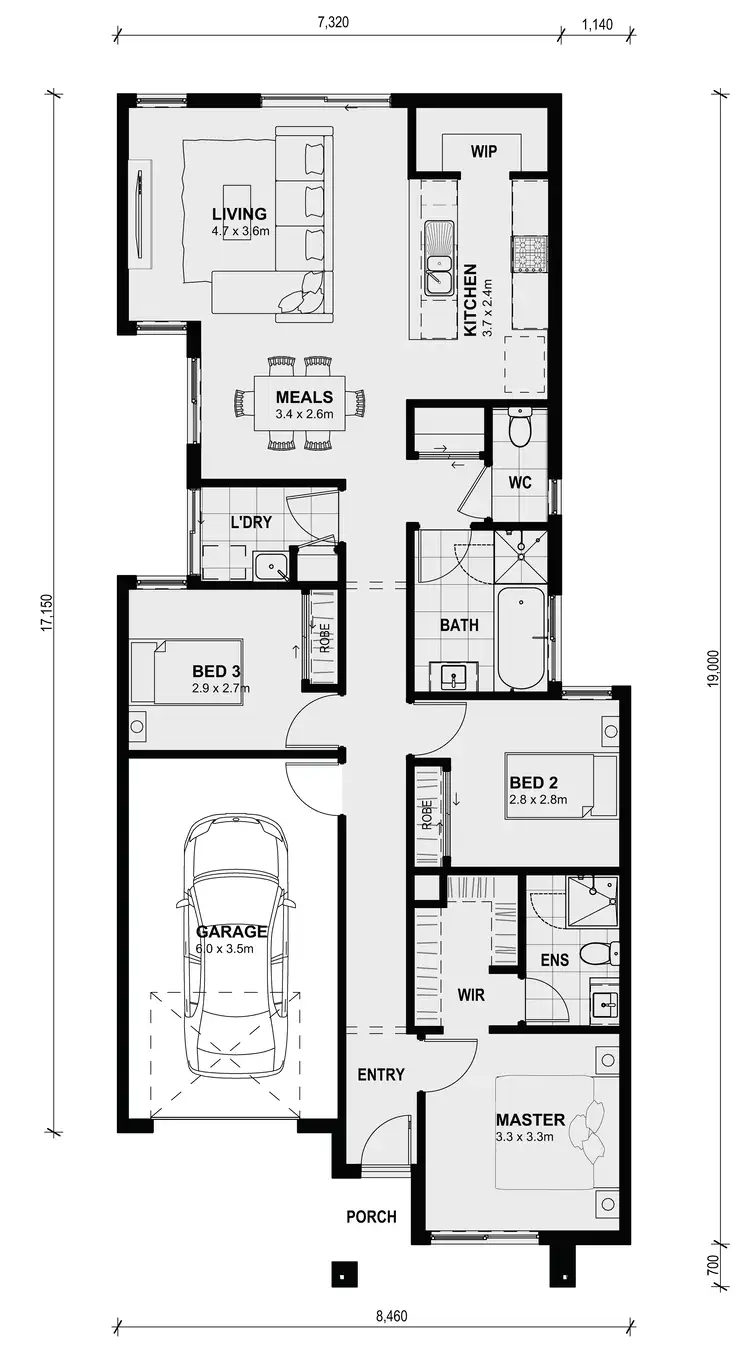 Floorplan of Homely house listing, 1536 Pony Road, Westwood Estate, Fraser Rise VIC 3336