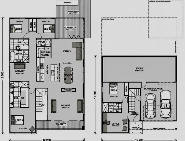 Floorplan of Homely house listing, 125 Rivervalley Boulevard, Sunshine North VIC 3020