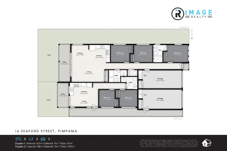 Floorplan of Homely house listing, 14 Seaford Street, Pimpama QLD 4209
