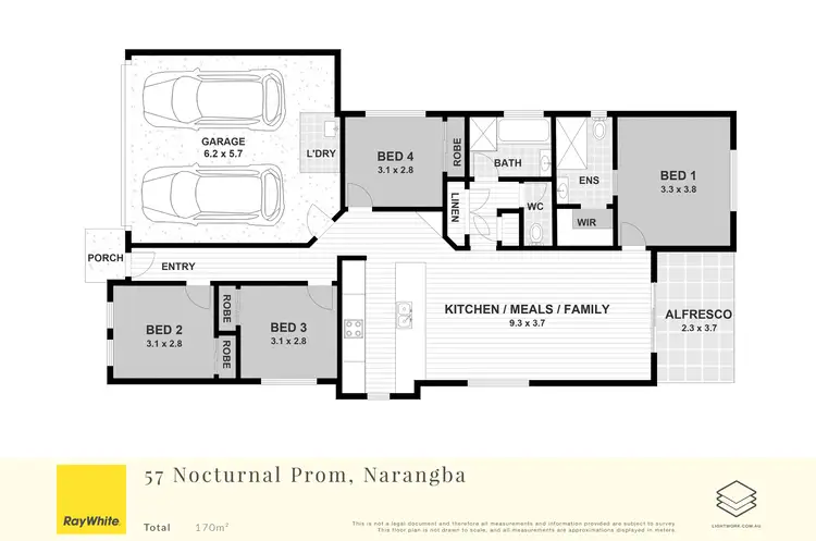 Floorplan of Homely house listing, 57 Nocturnal Promenade, Narangba QLD 4504