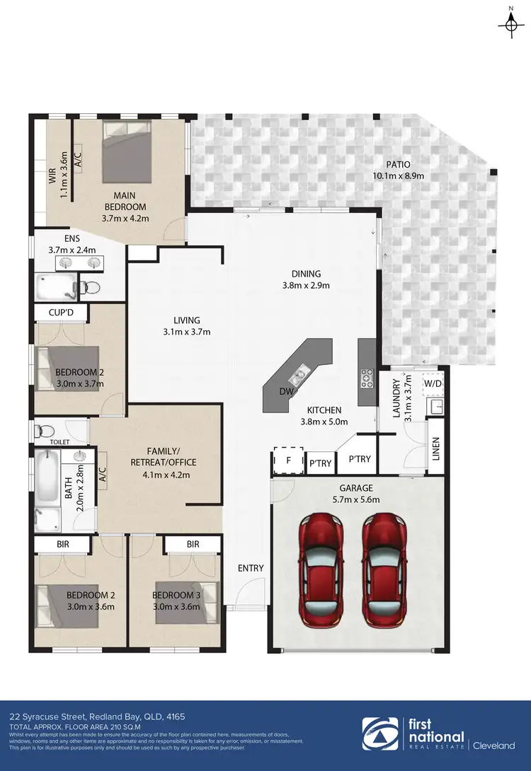 Floorplan of Homely house listing, 22 Syracuse Street, Redland Bay QLD 4165
